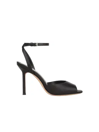 Favorite Daughter Women's Yasmine 95MM Slingback Sandals - Black | Thumbnail 1 Favorite Daughter Women's Yasmine 95MM Slingback Sandals - Black | Thumbnail 1