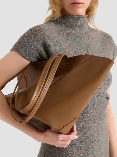 Proenza Schouler Women's Hex Leather Tote Bag - Walnut | Thumbnail 2 Proenza Schouler Women's Hex Leather Tote Bag - Walnut | Thumbnail 2