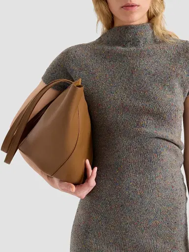 Proenza Schouler Women's Hex Leather Tote Bag - Walnut | Thumbnail 3 Proenza Schouler Women's Hex Leather Tote Bag - Walnut | Thumbnail 3