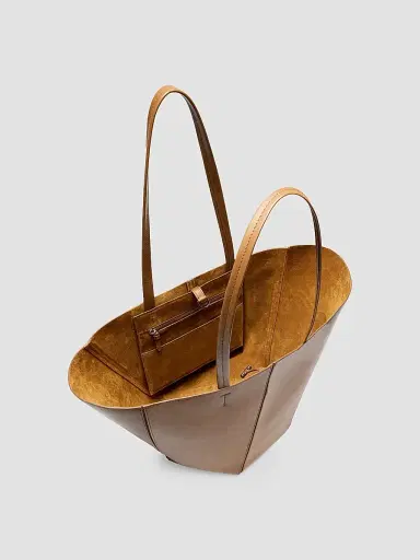 Proenza Schouler Women's Hex Leather Tote Bag - Walnut | Thumbnail 5 Proenza Schouler Women's Hex Leather Tote Bag - Walnut | Thumbnail 5