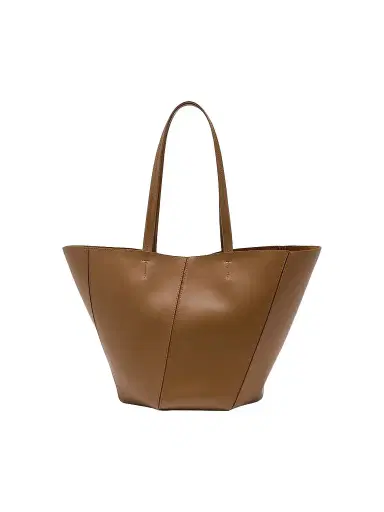 Proenza Schouler Women's Hex Leather Tote Bag - Walnut | Thumbnail 1 Proenza Schouler Women's Hex Leather Tote Bag - Walnut | Thumbnail 1