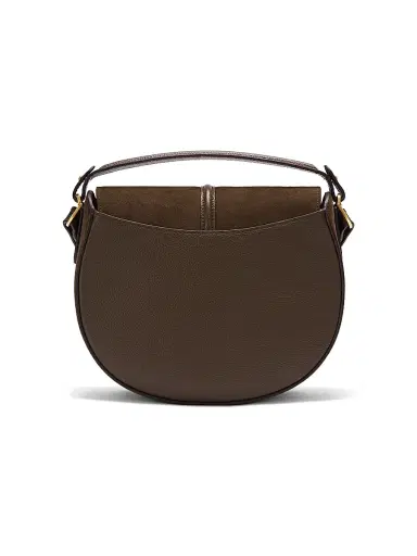 DeMellier Women's Siena Leather Saddle Bag - Mocha Suede | Thumbnail 2 DeMellier Women's Siena Leather Saddle Bag - Mocha Suede | Thumbnail 2
