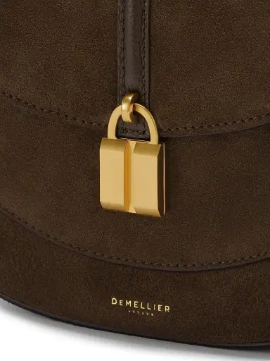 DeMellier Women's Siena Leather Saddle Bag - Mocha Suede | Thumbnail 6 DeMellier Women's Siena Leather Saddle Bag - Mocha Suede | Thumbnail 6