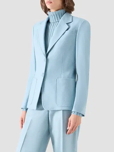 Akris punto Women's Wool Flannel Blazer | Thumbnail 6 Akris punto Women's Wool Flannel Blazer | Thumbnail 6