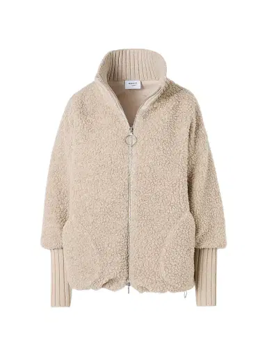Akris punto Women's Bouclé Fleece Relaxed-Fit Coat - Oat | Thumbnail 1 Akris punto Women's Bouclé Fleece Relaxed-Fit Coat - Oat | Thumbnail 1