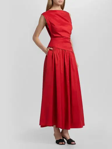 ACLER Women's Femme Fatale Robakker A-Line Maxi Dress - Spicy Red - Size 12 | Thumbnail 4 ACLER Women's Femme Fatale Robakker A-Line Maxi Dress - Spicy Red - Size 12 | Thumbnail 4