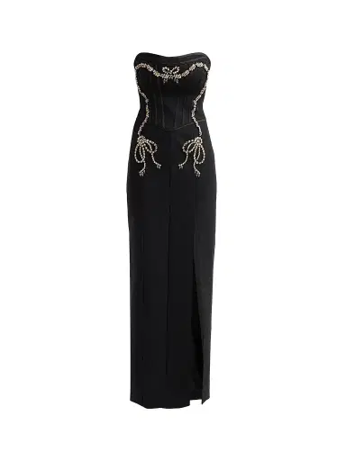 Cinq à Sept Women's Veyenne Embellished Maxi Dress - Black | Thumbnail 1 Cinq à Sept Women's Veyenne Embellished Maxi Dress - Black | Thumbnail 1