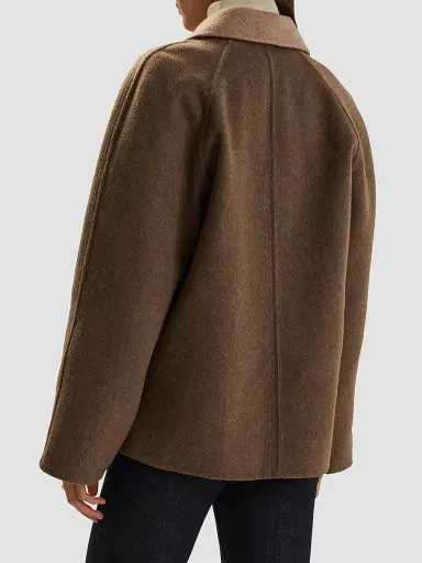 Favorite Daughter Women's The Cameron Two-Tone Coat - Stone | Thumbnail 3 Favorite Daughter Women's The Cameron Two-Tone Coat - Stone | Thumbnail 3
