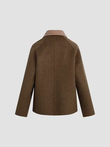 Favorite Daughter Women's The Cameron Two-Tone Coat - Stone | Thumbnail 6 Favorite Daughter Women's The Cameron Two-Tone Coat - Stone | Thumbnail 6