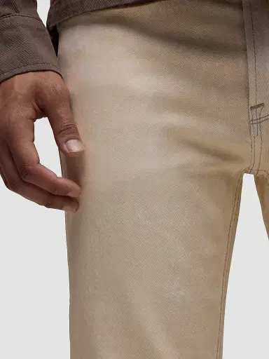 Hudson Jeans Men's Walker Kick Flare Jeans - Wax Beige | Thumbnail 5 Hudson Jeans Men's Walker Kick Flare Jeans - Wax Beige | Thumbnail 5