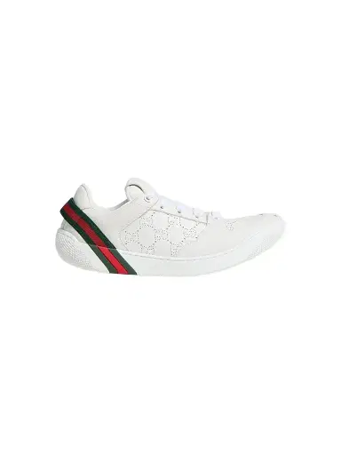 Gucci Women's Screener Perforated Leather Low-Top Sneakers - White | Thumbnail 1 Gucci Women's Screener Perforated Leather Low-Top Sneakers - White | Thumbnail 1