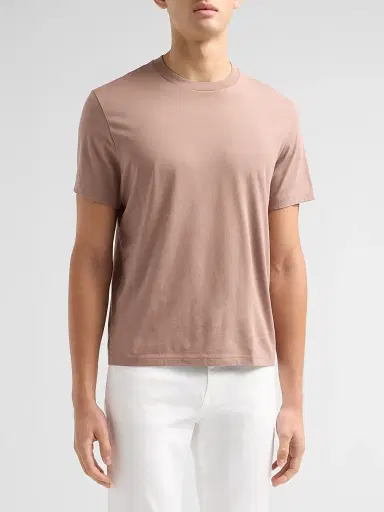 Frame Men's Light Cotton T-Shirt - Warm Mauve - Size XXL | Thumbnail 4 Frame Men's Light Cotton T-Shirt - Warm Mauve - Size XXL | Thumbnail 4