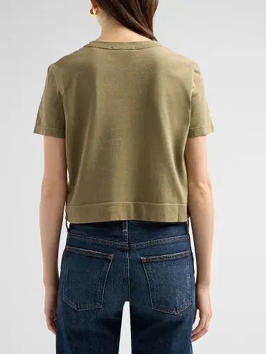 Frame Women's The Boxy Cotton T-Shirt | Thumbnail 3 Frame Women's The Boxy Cotton T-Shirt | Thumbnail 3