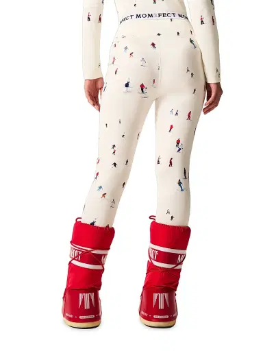 Perfect Moment Women's Printed Base Layer Leggings - Ski Print | Thumbnail 4 Perfect Moment Women's Printed Base Layer Leggings - Ski Print | Thumbnail 4