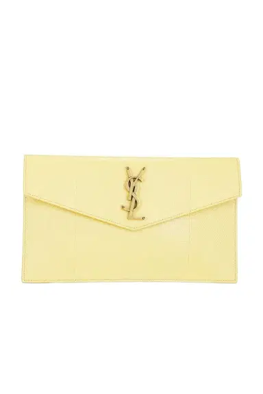 Saint Laurent Uptown Lizard Pouch | Thumbnail 1 Saint Laurent Uptown Lizard Pouch | Thumbnail 1