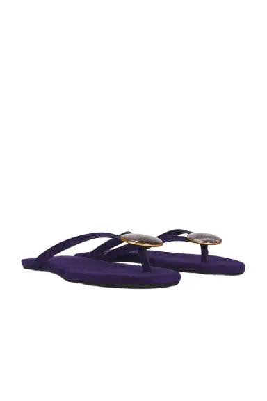 Christopher Esber Aura Quartz Suede Flip Flop | Thumbnail 1 Christopher Esber Aura Quartz Suede Flip Flop | Thumbnail 1