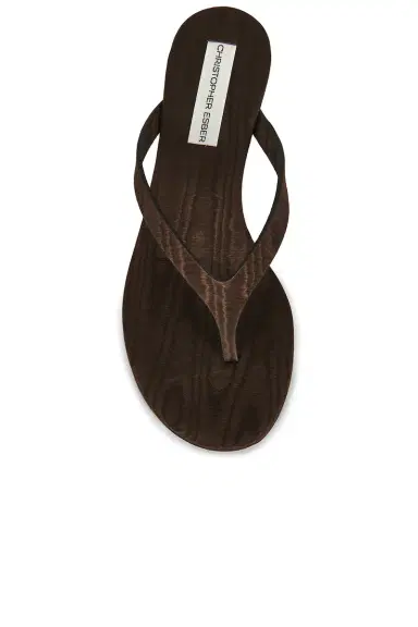 Christopher Esber Scala Moire Wedge | Thumbnail 4 Christopher Esber Scala Moire Wedge | Thumbnail 4