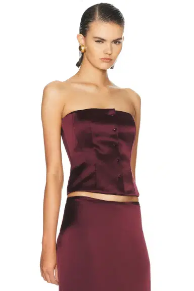 SEV Satin Corset Top | Thumbnail 2 SEV Satin Corset Top | Thumbnail 2