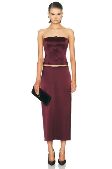 SEV Satin Corset Top | Thumbnail 4 SEV Satin Corset Top | Thumbnail 4