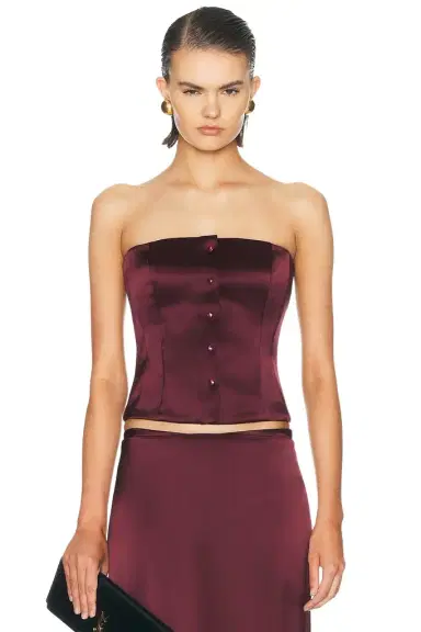 SEV Satin Corset Top | Thumbnail 1 SEV Satin Corset Top | Thumbnail 1