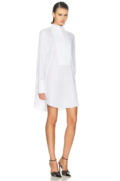 Tom Ford Twill Tuxedo Shirt Dress | Thumbnail 3 Tom Ford Twill Tuxedo Shirt Dress | Thumbnail 3