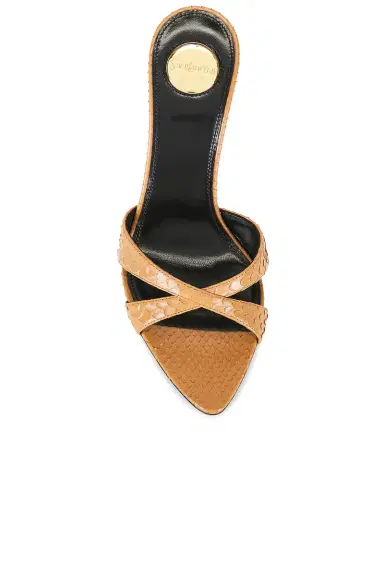 Saint Laurent Gippy Python Mule Sandal | Thumbnail 4 Saint Laurent Gippy Python Mule Sandal | Thumbnail 4