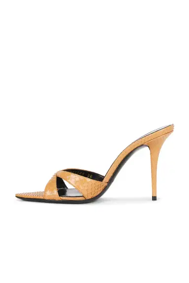 Saint Laurent Gippy Python Mule Sandal | Thumbnail 5 Saint Laurent Gippy Python Mule Sandal | Thumbnail 5
