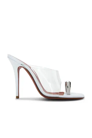 Amina Muaddi Justine 105 Slipper Mule | Thumbnail 1 Amina Muaddi Justine 105 Slipper Mule | Thumbnail 1