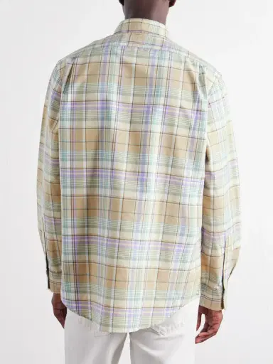 Polo Ralph Lauren Logo-Embroidered Checked Cotton-Oxford Shirt - Men | Thumbnail 4 Polo Ralph Lauren Logo-Embroidered Checked Cotton-Oxford Shirt - Men | Thumbnail 4