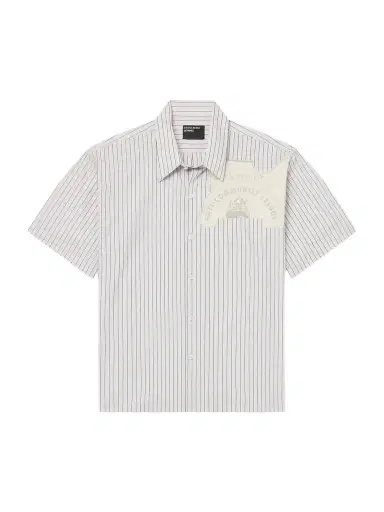 Enfants Riches Déprimés Striped Cotton-Oxford Shirt - Men | Thumbnail 1 Enfants Riches Déprimés Striped Cotton-Oxford Shirt - Men | Thumbnail 1