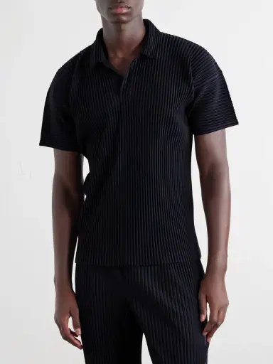 Homme Plissé Issey Miyake Pleated Polo Shirt - Men | Thumbnail 3 Homme Plissé Issey Miyake Pleated Polo Shirt - Men | Thumbnail 3