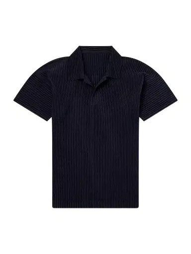 Homme Plissé Issey Miyake Pleated Polo Shirt - Men | Thumbnail 1 Homme Plissé Issey Miyake Pleated Polo Shirt - Men | Thumbnail 1