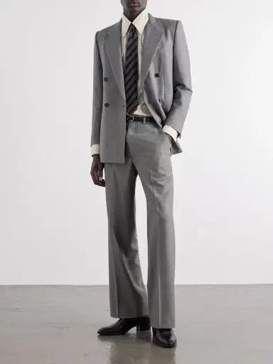 Husbands Double-Breasted Birdseye Wool Suit - Men | Thumbnail 2 Husbands Double-Breasted Birdseye Wool Suit - Men | Thumbnail 2