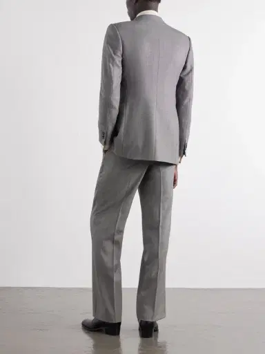 Husbands Double-Breasted Birdseye Wool Suit - Men | Thumbnail 4 Husbands Double-Breasted Birdseye Wool Suit - Men | Thumbnail 4