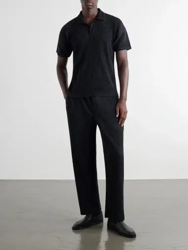 Homme Plissé Issey Miyake Pleated Polo Shirt - Men | Thumbnail 2 Homme Plissé Issey Miyake Pleated Polo Shirt - Men | Thumbnail 2