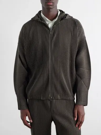 Homme Plissé Issey Miyake July Pleated Zip-Up Hoodie - Men | Thumbnail 3 Homme Plissé Issey Miyake July Pleated Zip-Up Hoodie - Men | Thumbnail 3