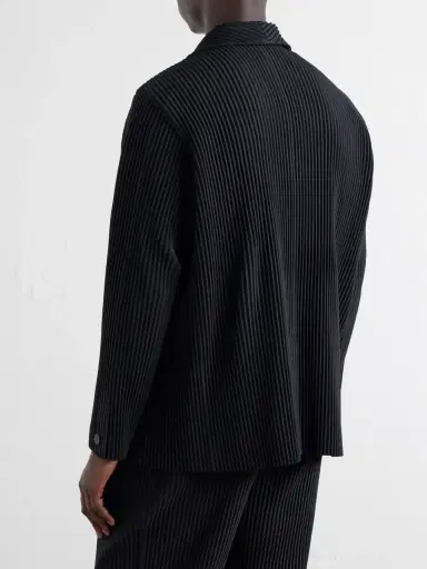 Homme Plissé Issey Miyake Pleated Single-Breasted Blazer - Men | Thumbnail 4 Homme Plissé Issey Miyake Pleated Single-Breasted Blazer - Men | Thumbnail 4
