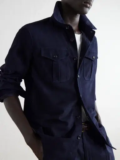 Ralph Lauren Purple Label Barrow Suede Overshirt - Men | Thumbnail 5 Ralph Lauren Purple Label Barrow Suede Overshirt - Men | Thumbnail 5