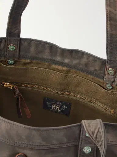 RRL Carter Leather Tote Bag - Men | Thumbnail 6 RRL Carter Leather Tote Bag - Men | Thumbnail 6