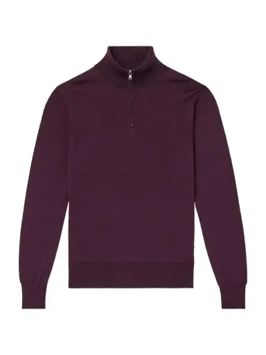 MR P. Merino Wool Half-Zip Sweater - Men | Thumbnail 1 MR P. Merino Wool Half-Zip Sweater - Men | Thumbnail 1