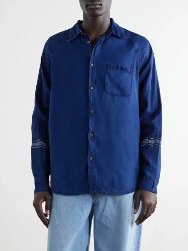 KAPITAL Printed Linen Shirt - Men | Thumbnail 3 KAPITAL Printed Linen Shirt - Men | Thumbnail 3