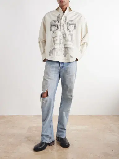 Enfants Riches Déprimés Everyday Printed Cotton Oxford Shirt - Men | Thumbnail 2 Enfants Riches Déprimés Everyday Printed Cotton Oxford Shirt - Men | Thumbnail 2