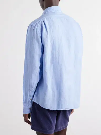 Polo Ralph Lauren Logo-Embroidered Linen Shirt - Men | Thumbnail 4 Polo Ralph Lauren Logo-Embroidered Linen Shirt - Men | Thumbnail 4