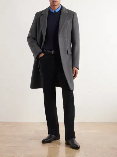 Burberry Wool Coat - Men | Thumbnail 2 Burberry Wool Coat - Men | Thumbnail 2