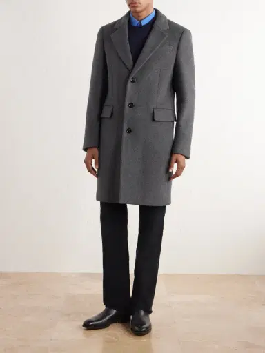 Burberry Wool Coat - Men | Thumbnail 3 Burberry Wool Coat - Men | Thumbnail 3