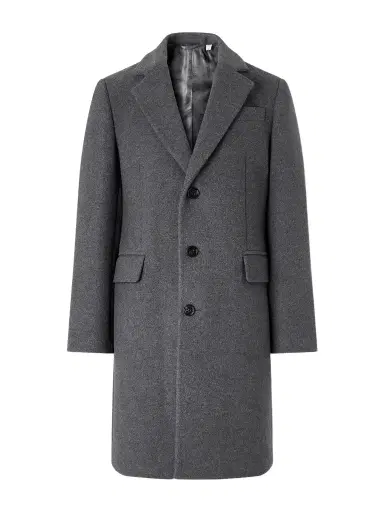Burberry Wool Coat - Men | Thumbnail 1 Burberry Wool Coat - Men | Thumbnail 1