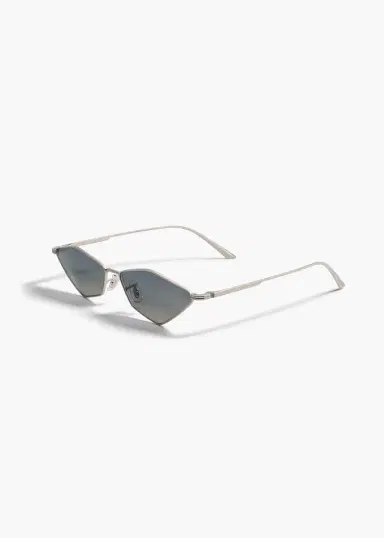Khaite Khaite X Oliver Peoples 2001C In Silver And Dark Grey Gradient Mirror | Thumbnail 3 Khaite Khaite X Oliver Peoples 2001C In Silver And Dark Grey Gradient Mirror | Thumbnail 3