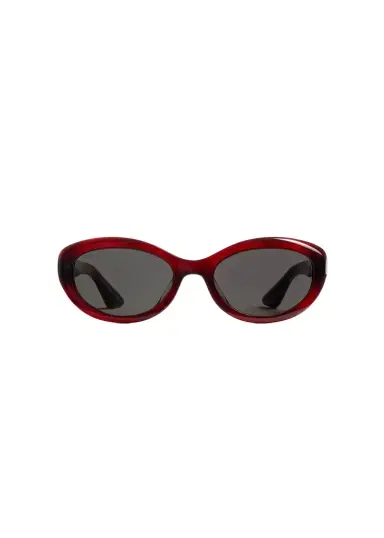 Khaite Khaite X Oliver Peoples 1969C In Bordeaux Bark And Carbon Grey | Thumbnail 1 Khaite Khaite X Oliver Peoples 1969C In Bordeaux Bark And Carbon Grey | Thumbnail 1