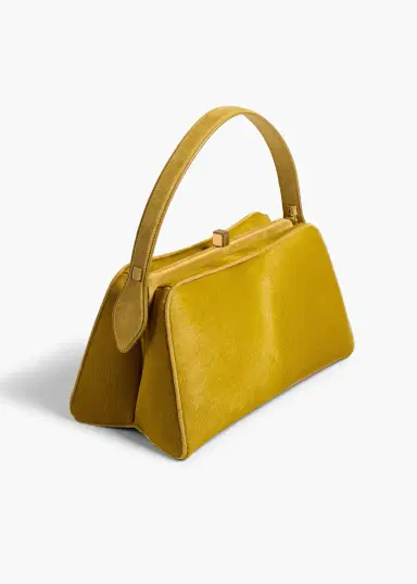 Khaite Cate Bag In Golden Olive Haircalf | Thumbnail 2 Khaite Cate Bag In Golden Olive Haircalf | Thumbnail 2