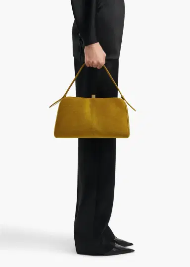 Khaite Cate Bag In Golden Olive Haircalf | Thumbnail 5 Khaite Cate Bag In Golden Olive Haircalf | Thumbnail 5